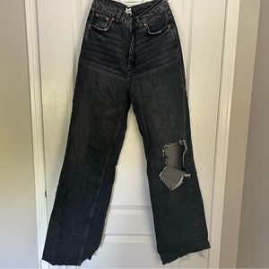 Zara wide leg jeans